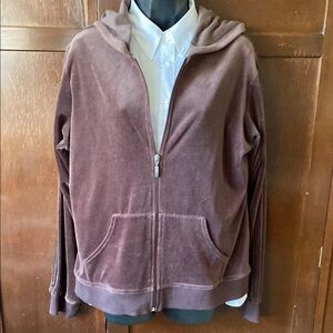 Juicy Couture Brown Velour Hoodie